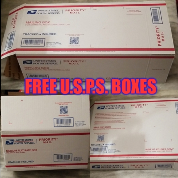 USPS Other Free Usps Boxes Poshmark
